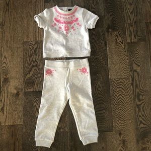 Juicy Couture Black Label toddler girl sweatsuit